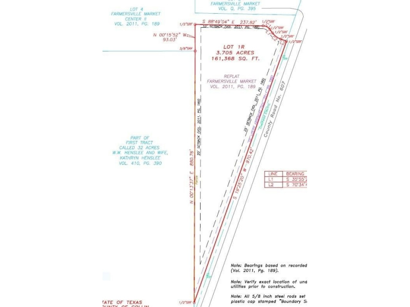 COMMERCIAL LOT JUST OFF HWY 380 READY FOR DEVELOPMENT IN THE - photo 3