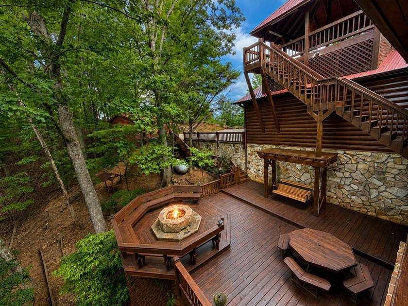 Tucked into a private wooded setting on top of the mountain in - photo 20
