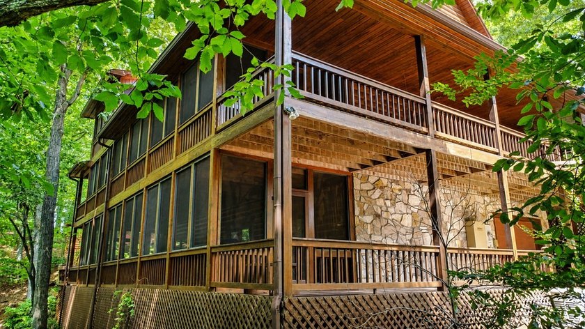 Tucked into a private wooded setting on top of the mountain in - photo 28