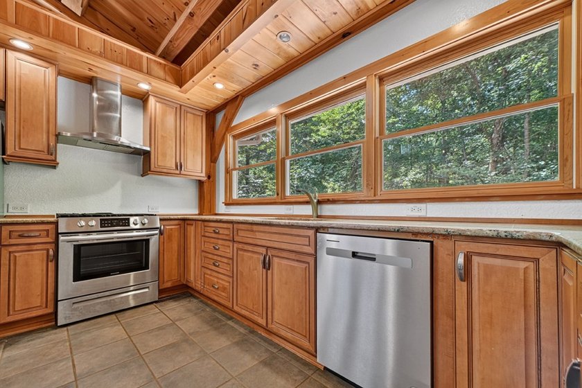 True Timber Frame Home on 49.43 private acres! Escape to your - photo 13