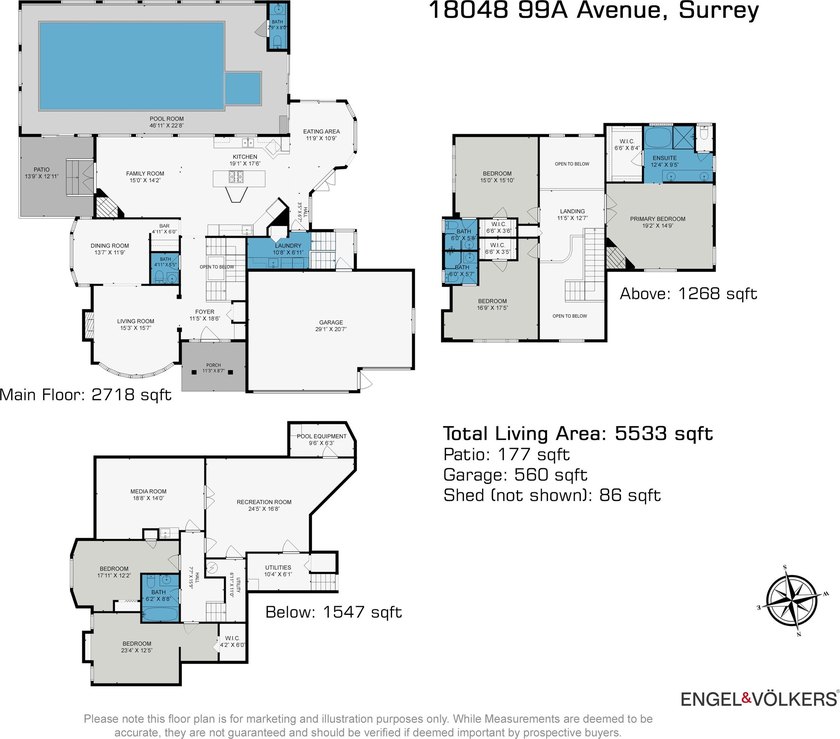 Nestled in prestigious Abbey Ridge in Fraser Heights, and just a - photo 2