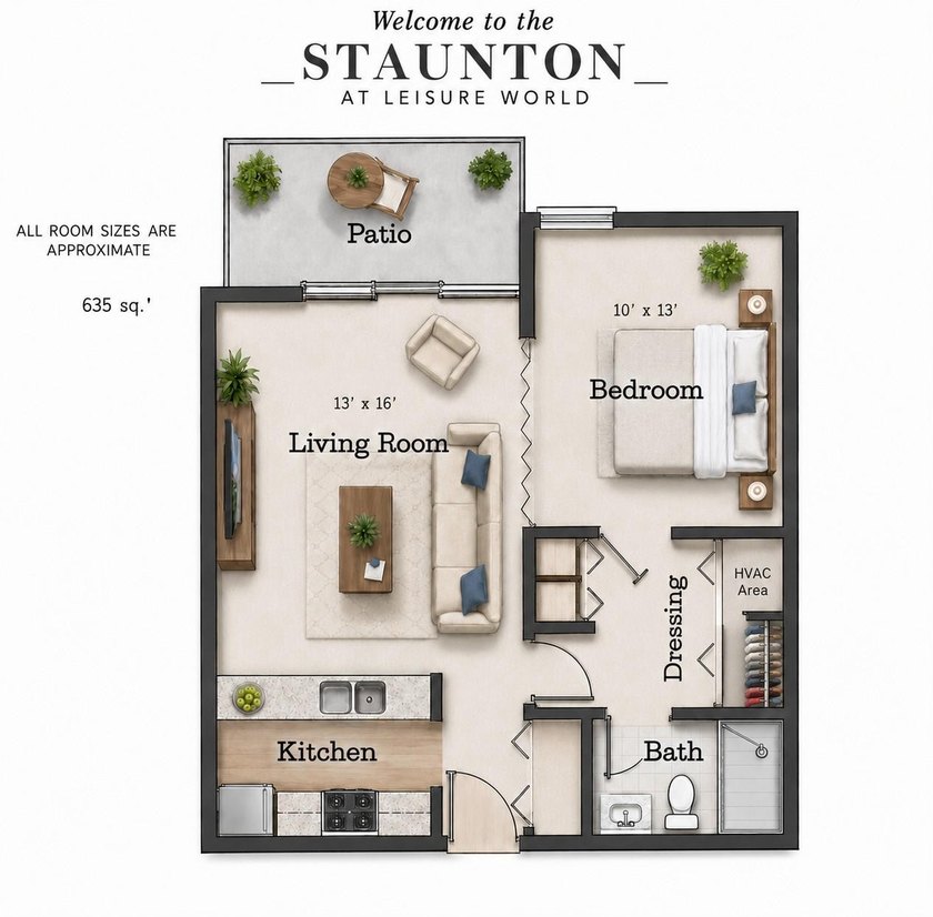 Perfect for easy senior living at Leisure World! Building side - photo 8