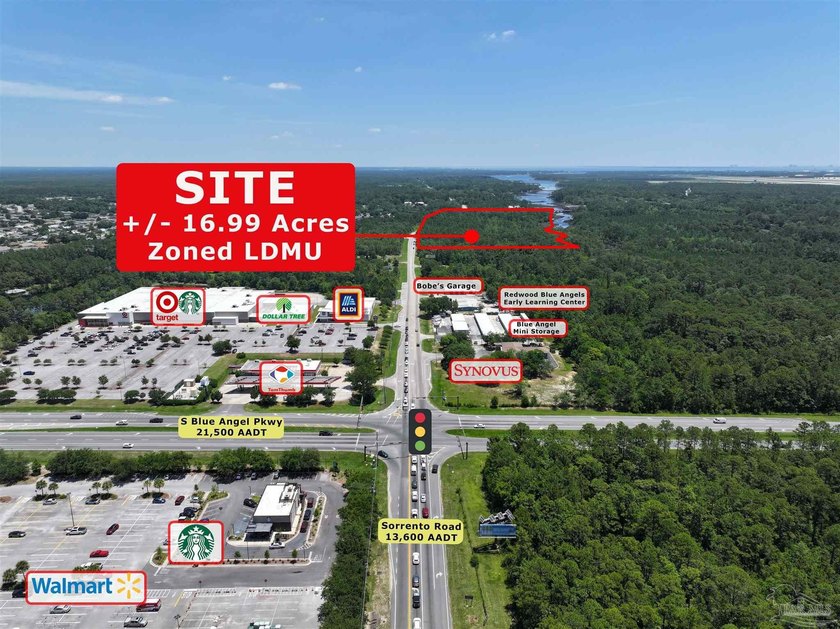 Direct Access Sorrento Rd Parcel For Sale in Pensacola, FL. The - photo 3
