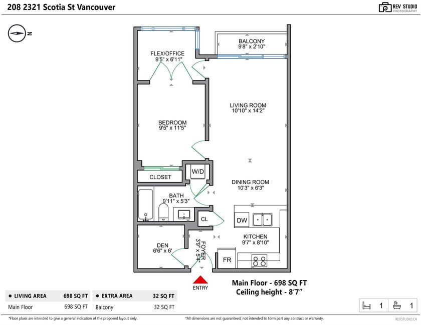 RARE 1 BED+ DEN+ FLEX in highly sought-after 'SOCIAL' in Mount - photo 40