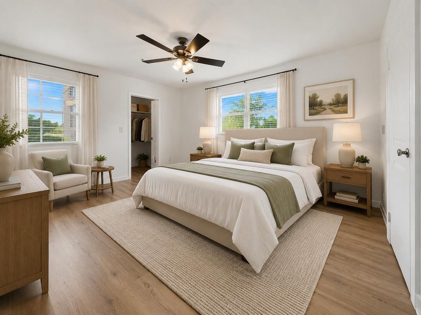Beautiful corner unit featuring 2 bedrooms and 2 bathrooms with - photo 7