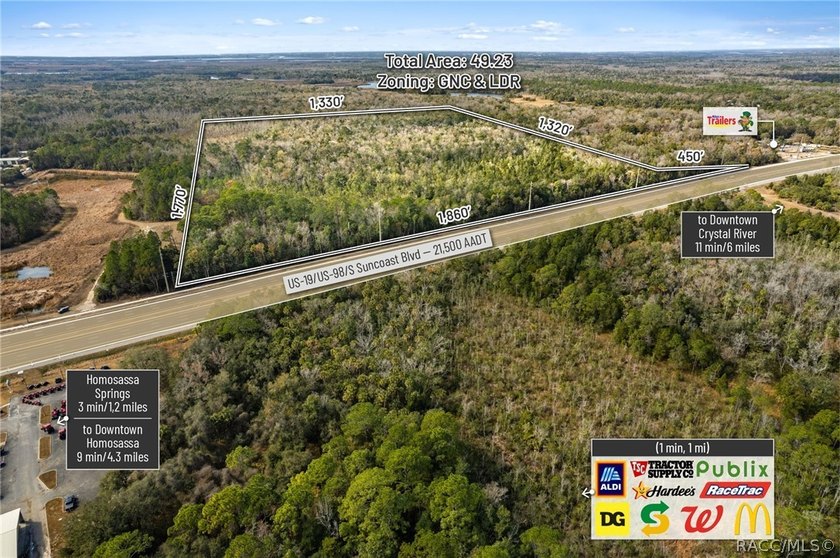 Positioned along busy US Hwy 19/98 in Homosassa, this 49.23+/- - photo 9