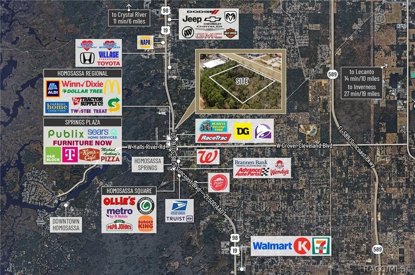 Positioned directly on US Hwy 19/98 in the heart of Homosassa - photo 3