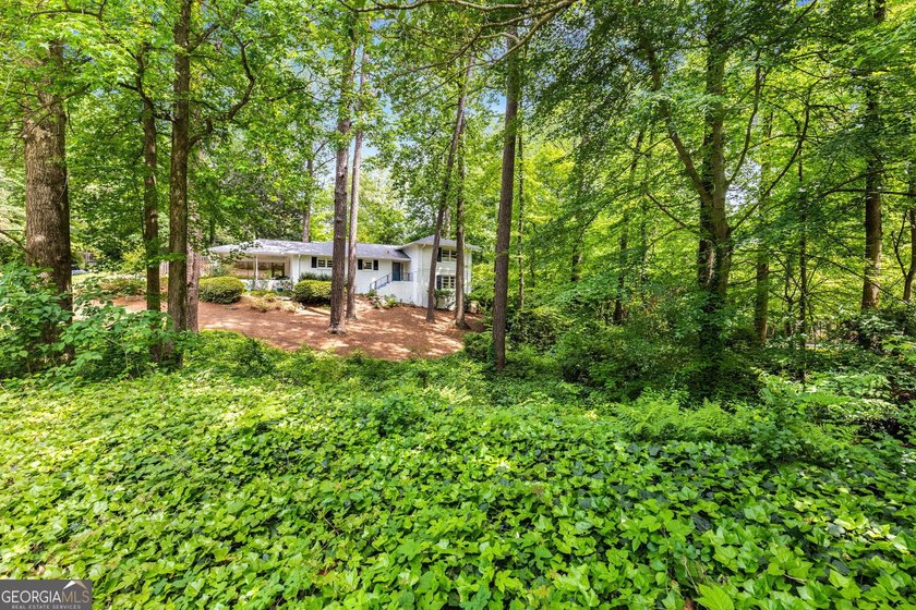 Nestled on a large 3/4+ acre serene, corner lot in the highly - photo 3