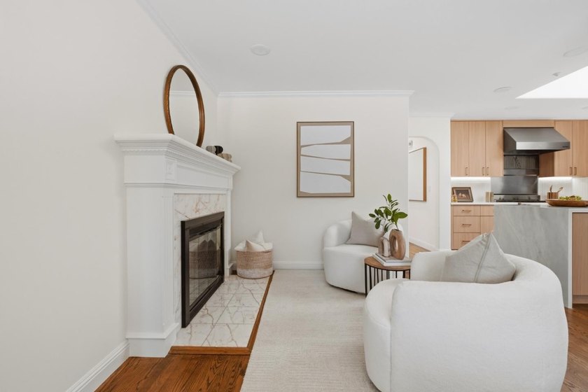 Situated on a picturesque tree-lined street and located down a - photo 5
