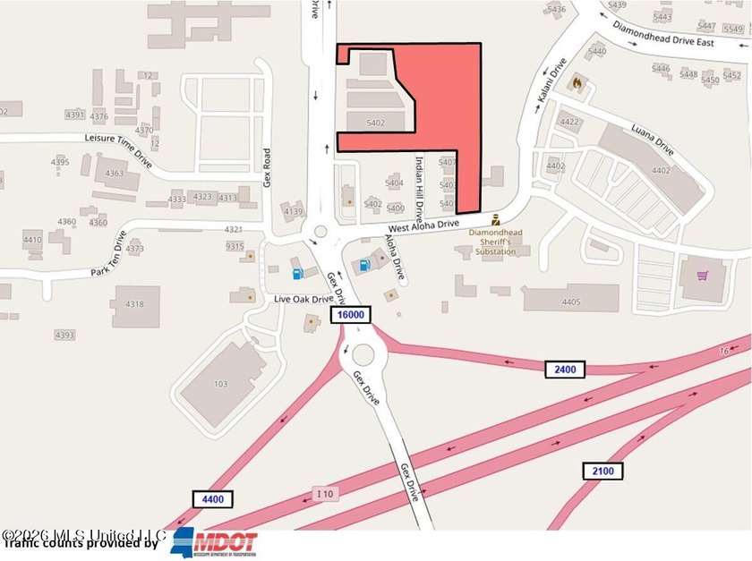 4.6 Acres with frontage on Diamondhead's two main arteries - photo 2