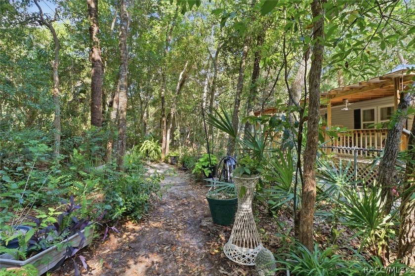 Framed by a canopy of mature trees and lush landscaping, this - photo 3