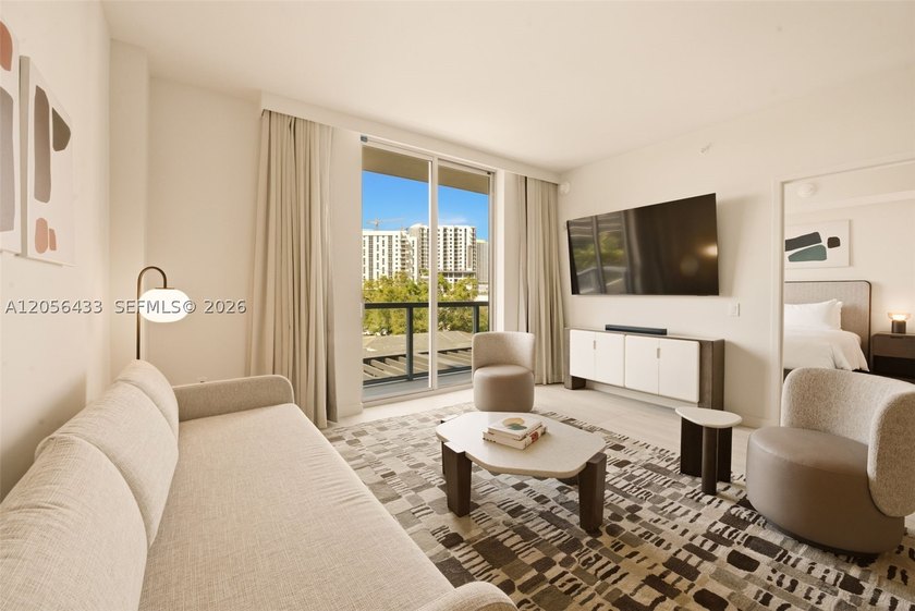 Residence 301 at Domus Brickell Park is a fully furnished 860 SF - photo 3