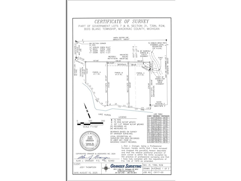 Secluded 2.40acre lot and 424.40 of waterfront on Lake Huron - photo 19