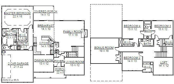The ''Bailey'' floor plan is under construction in the Hutton - photo 4