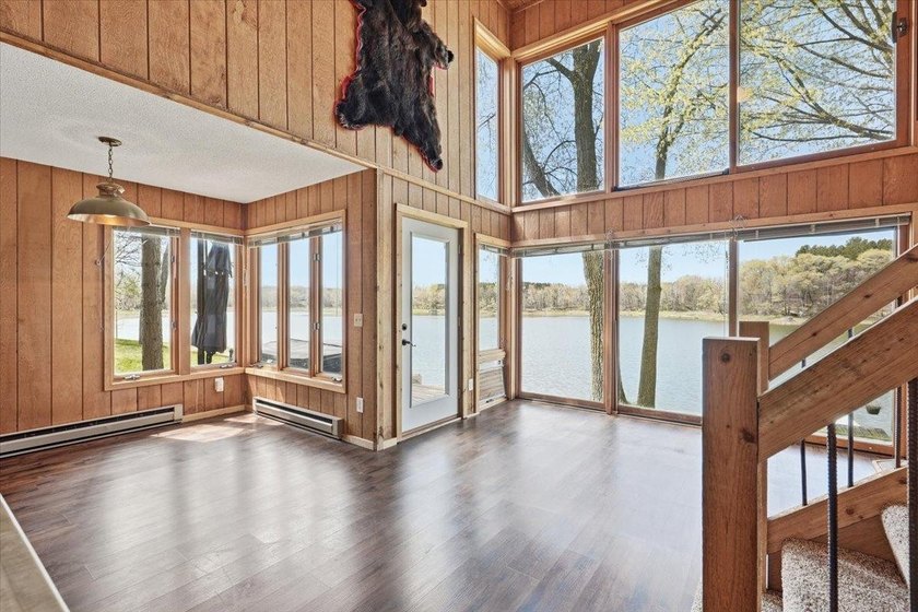 74 feet of frontage on roughly 110 acre Apple Lake, formerly - photo 6