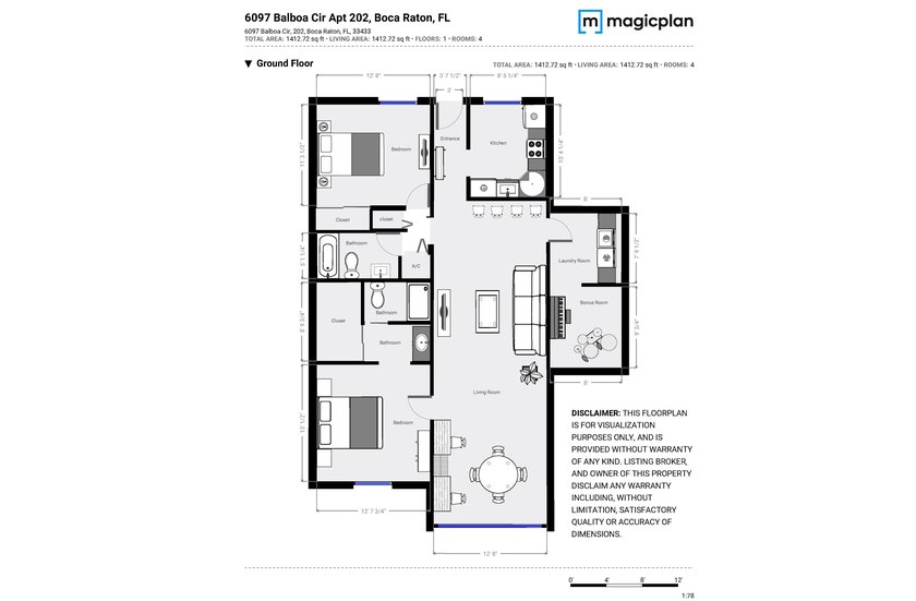 Beautiful and spacious 2 bdrms, 2baths apartment in the - photo 23