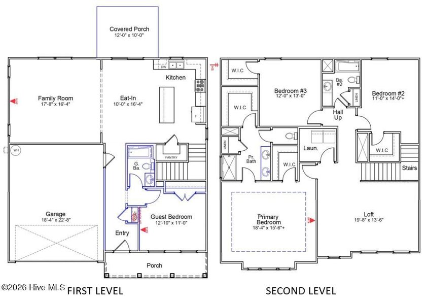 This Russell plan features four bedrooms and three full - photo 2