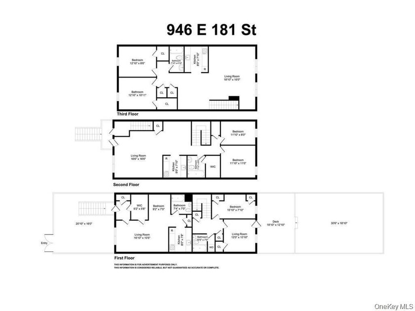 Bronx NY 10460 3 Family Brick Triplex for Sale. Fully detached 3 - photo 3