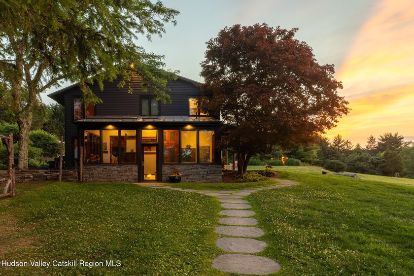 Set on 17 private acres with sweeping views across the Catskill - photo 4