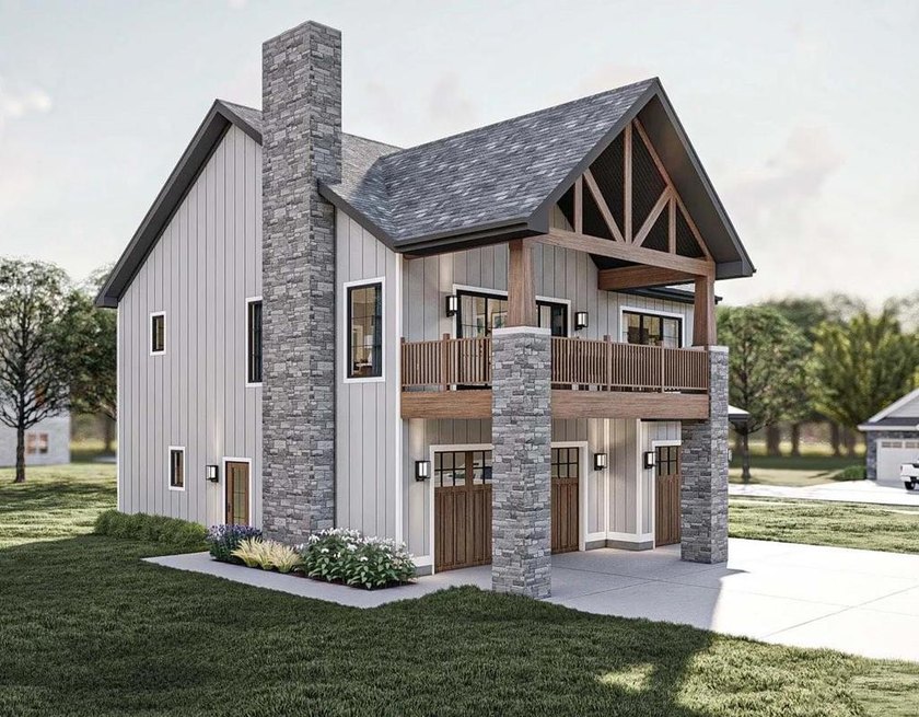 This unique and gorgeous home starts with a huge three car - photo 3