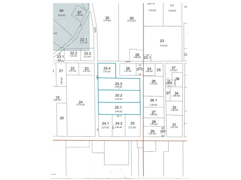 3.44 acres with 2 additional 3.44 acre parcels and the 1.81 on - photo 2