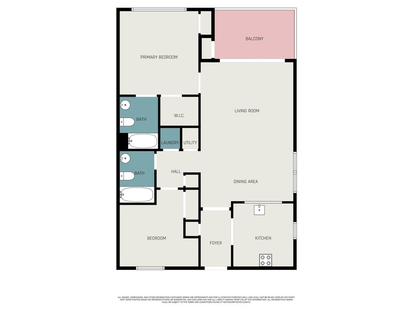 Welcome to this bright and beachy 2-bedroom, 2-bath end-unit - photo 33