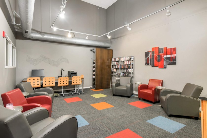 This stylish two story loft offers modern living with all the - photo 30