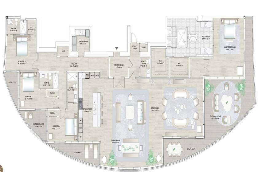 Turnkey and fully furnished, this 4 BR/ 4.5 BA flow through home - photo 47