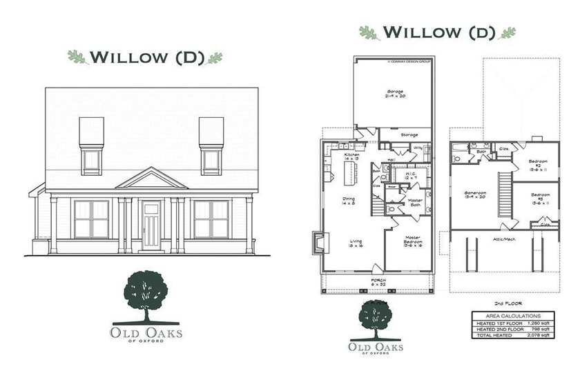 Popular Willow D plan with an open floor plan &amp; a main level - photo 2