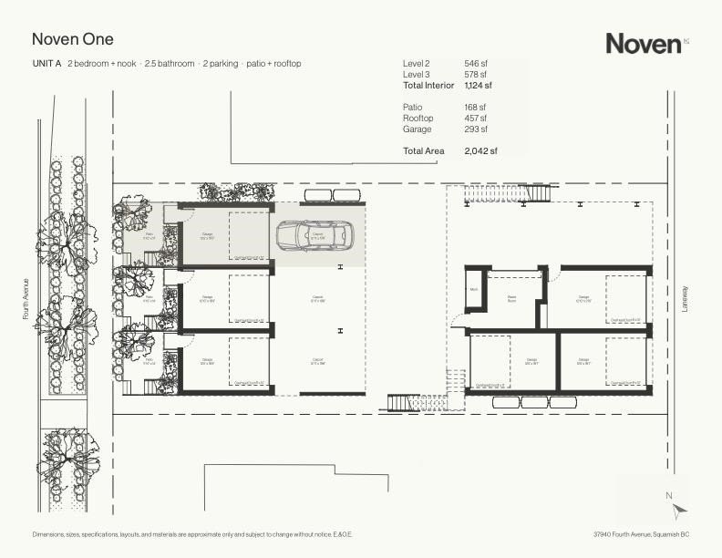 Noven One is six four-level townhomes in downtown Squamish - photo 32
