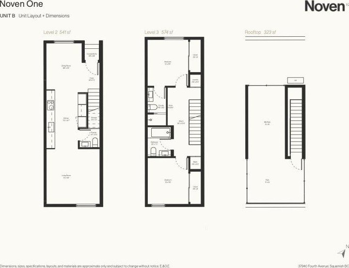 Noven One is six four-level townhomes in downtown Squamish - photo 31