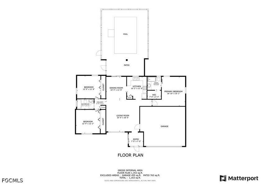 Recently remodeled pool home featuring a split-bedroom layout - photo 33
