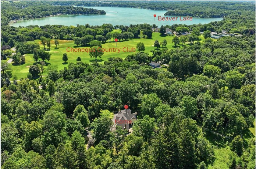 5 private wooded acres in the heart of Chenequa: this - photo 2
