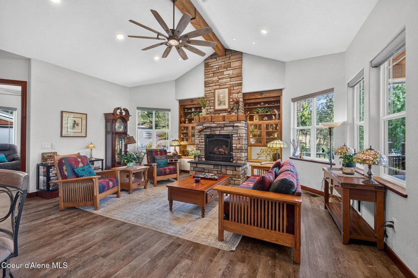 Stunning sunsets frame this custom designed Craftsman that sits - photo 45