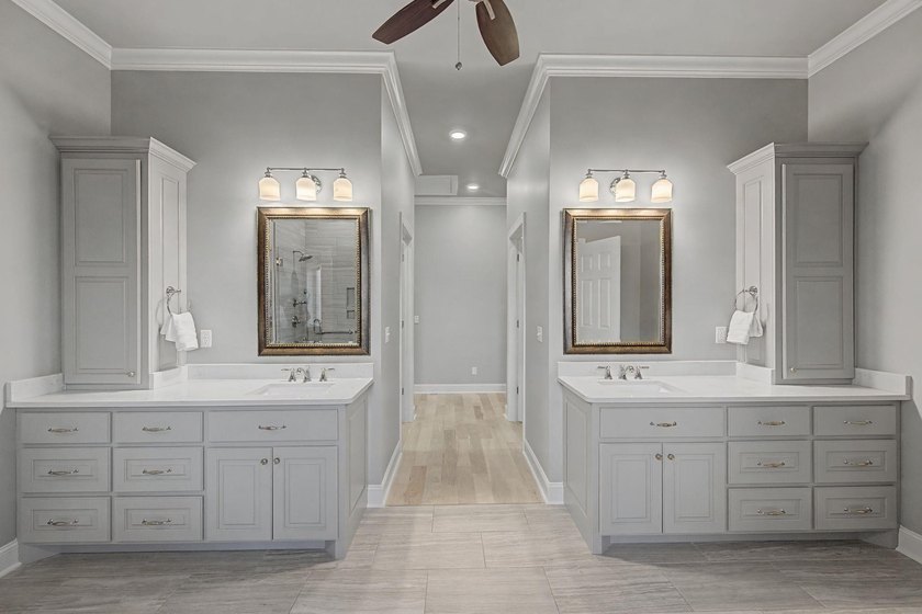 Step into this custom English-inspired one-level home, nestled - photo 33