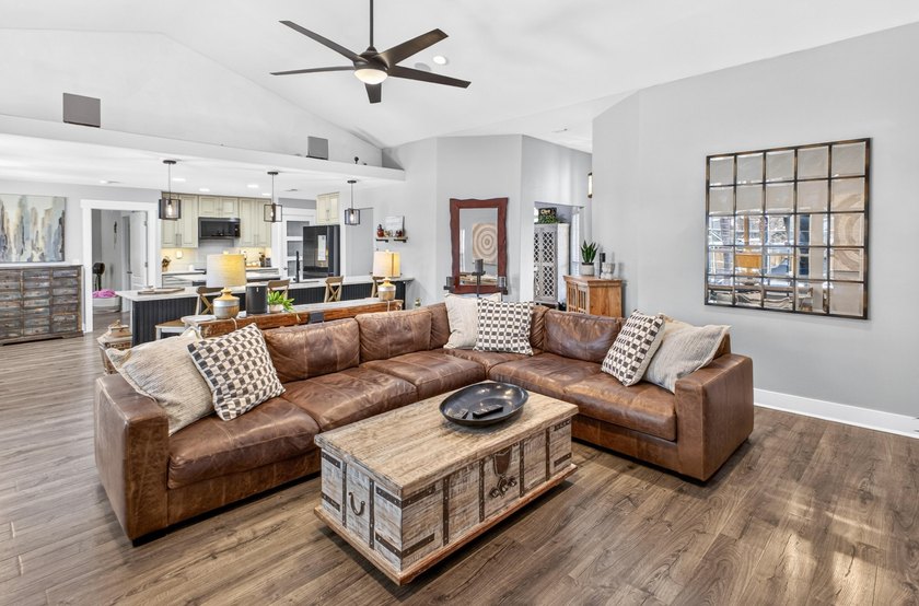 Nestled on a .54 acre corner cul-de-sac lot in the gated - photo 15