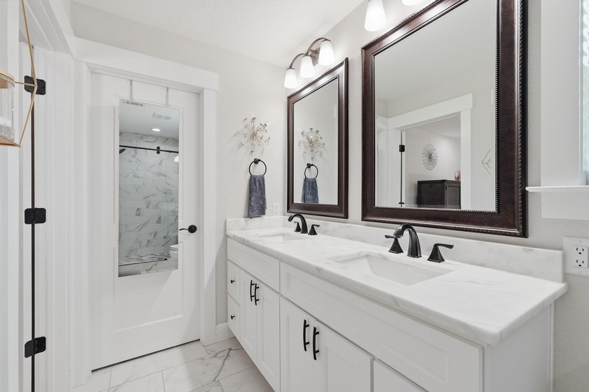 This beautifully updated home blends modern style with - photo 35