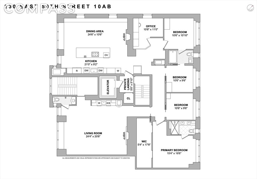 Welcome to Residence 10AB at 230 East 50th Street, a fully - photo 17