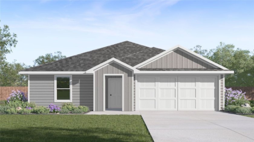 The Austin is a single-story, 4 bedroom, 2 bath home on a - photo 2