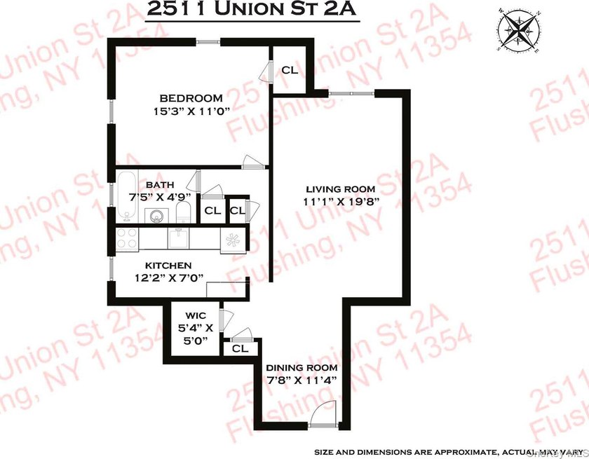 Spacious and sunlit, this one-bedroom, one-bathroom co-op in - photo 6