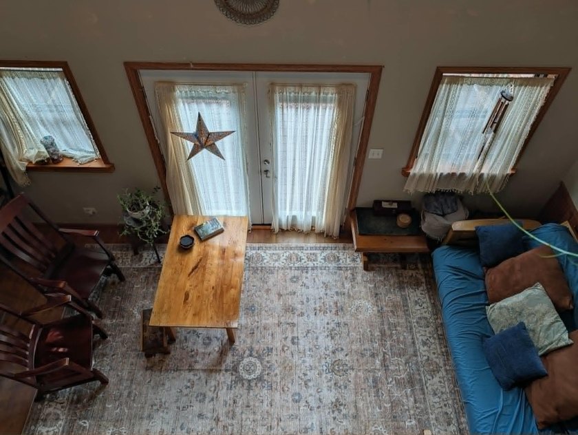 Private A-frame cabin on 3.42 acres + Bear Creek! Located in - photo 13