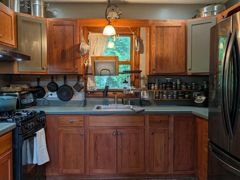 Private A-frame cabin on 3.42 acres + Bear Creek! Located in - photo 19