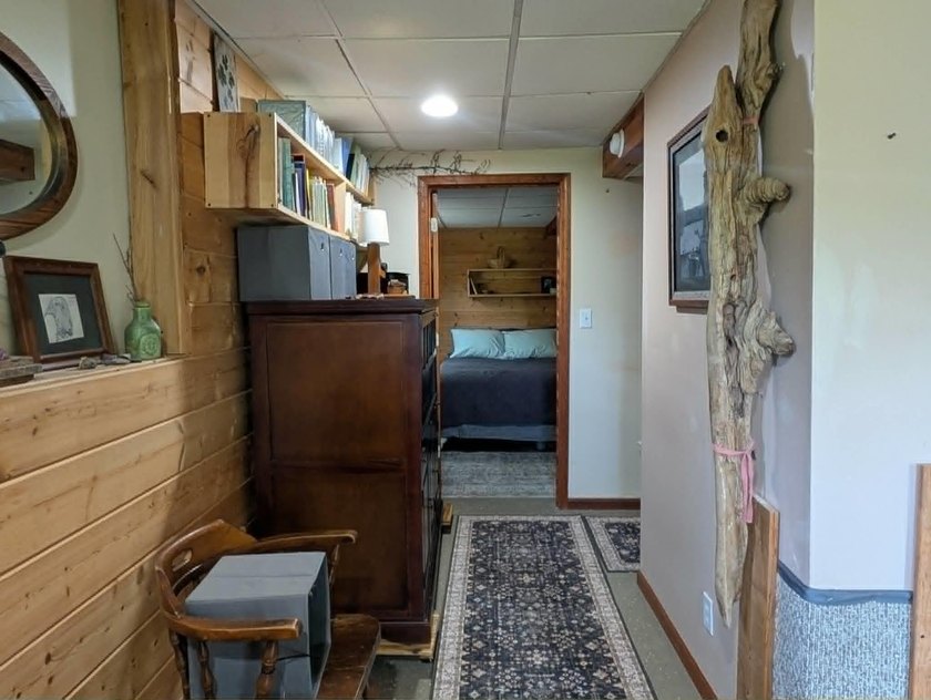 Private A-frame cabin on 3.42 acres + Bear Creek! Located in - photo 24