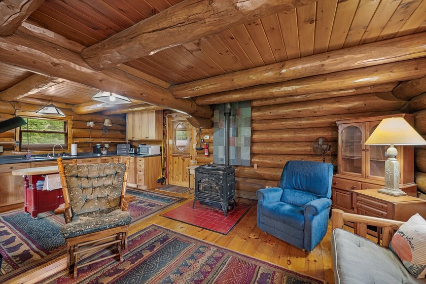 Unique in every way! This spectacular handcrafted full-log home - photo 32