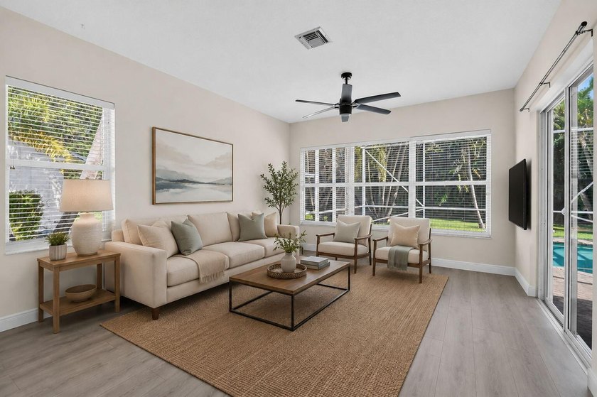 Welcome to this pristine, single-story pool home zoned for - photo 16