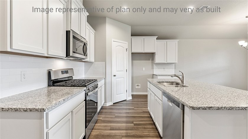 The Texas Cali plan is a single-story, 4-bedroom, 2-bathroom - photo 6