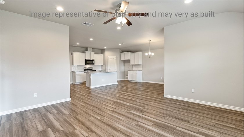 The Texas Cali plan is a single-story, 4-bedroom, 2-bathroom - photo 7