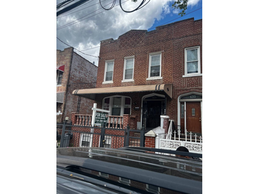 Brooklyn Huge Semi Attached Two (2) Family Solid Brick House in - photo 3