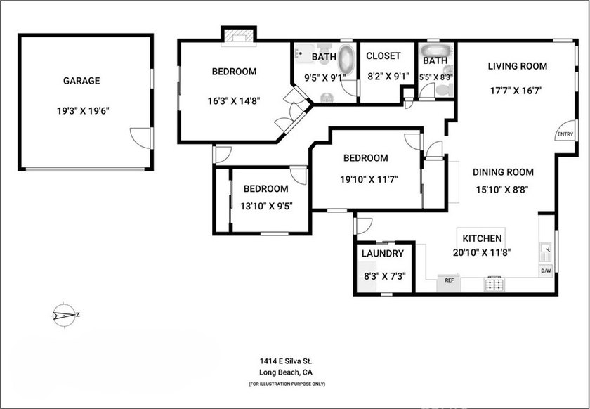 Beautifully updated single-story home offering three bedrooms - photo 33