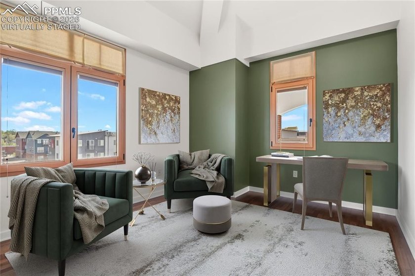 This rare penthouse corner residence in Poet Lofts, offers an - photo 23